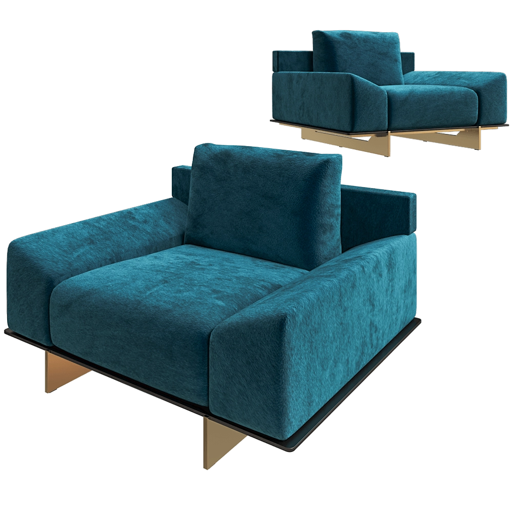 Paolo Castelli – Armchair Ipanema 3D Model