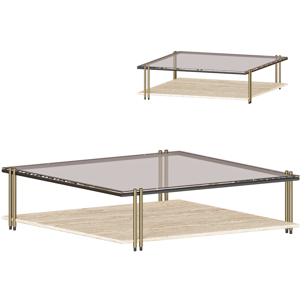 Paolo Castelli – Coffee table Soft Ratio 3D Model