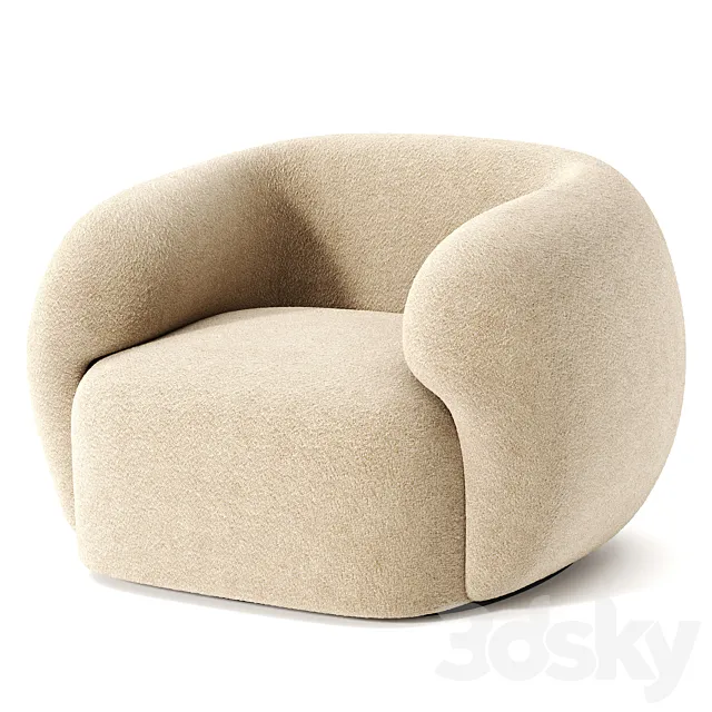 Paolo Castelli Coral Armchair 3D Model
