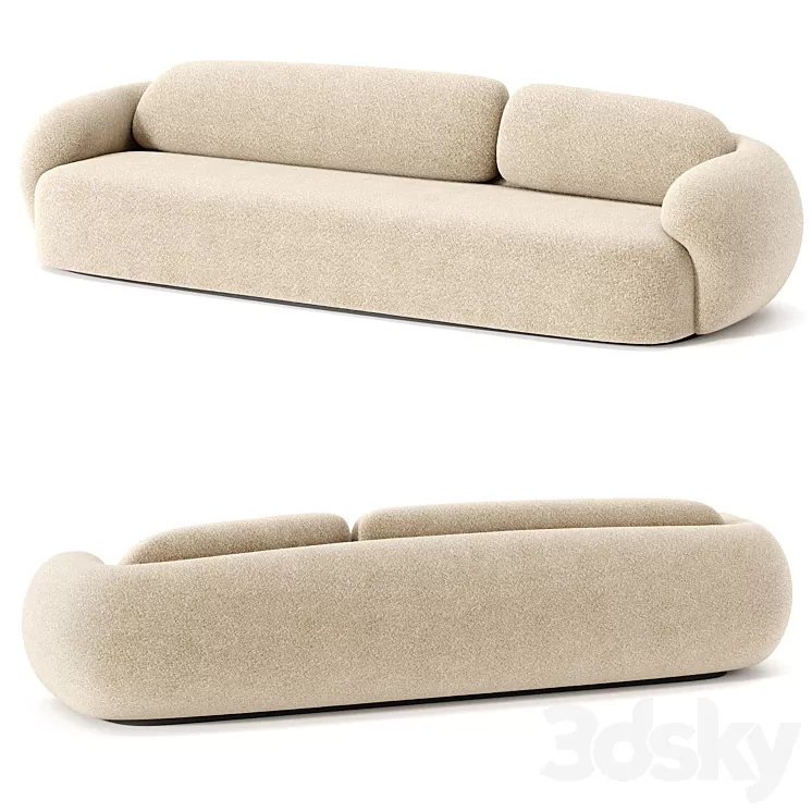 Paolo castelli coral sofa 3D Model Free Download
