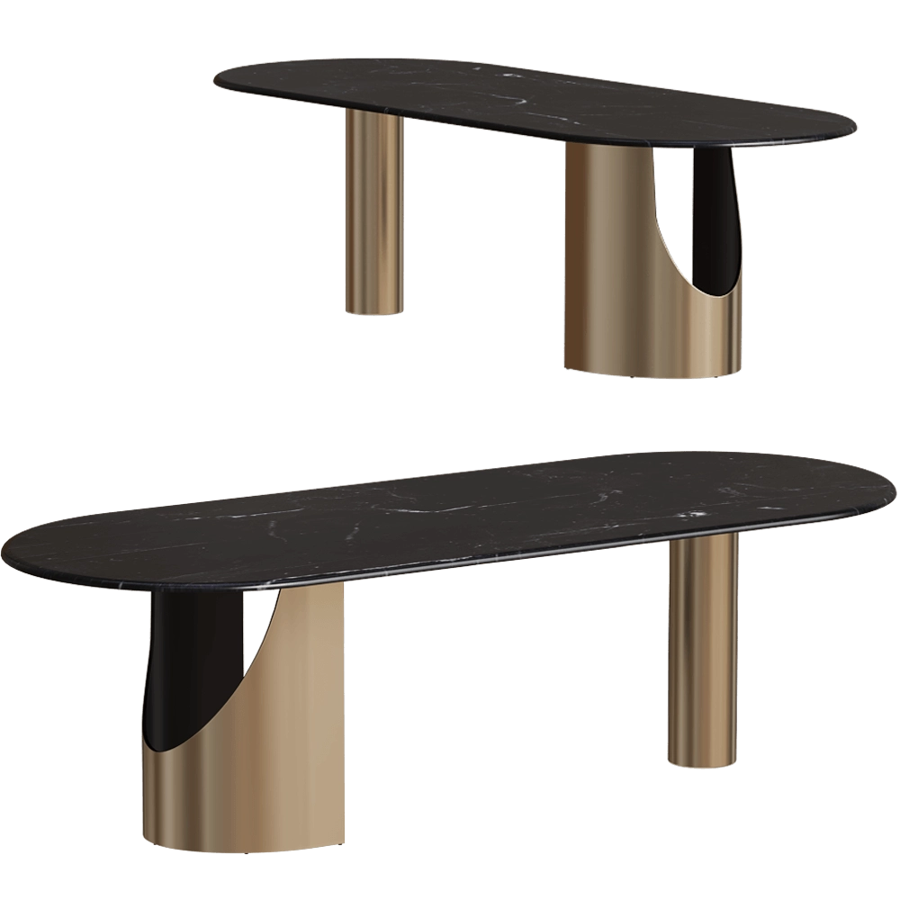 Paolo Castelli – Dining table Ellipse 3D Model