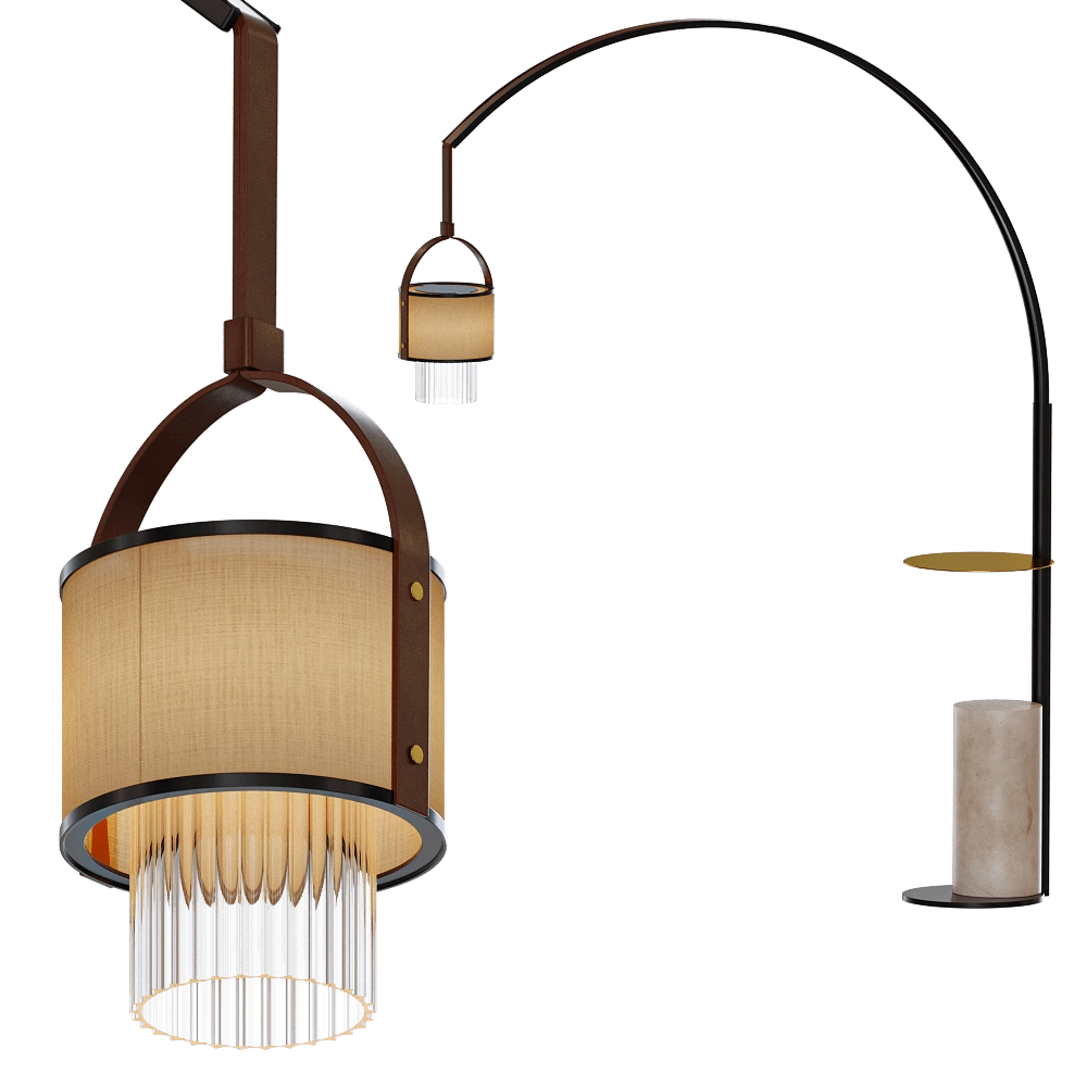 Paolo Castelli – Floor lamp Fanus 3D Model