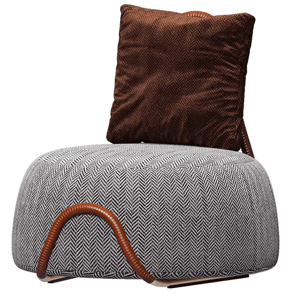 Paolo Castelli – Lounge chair Babou 3D Model