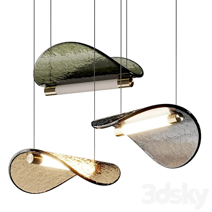 Paolo Castelli Manta Pendant Lamp 3D Model Free Download