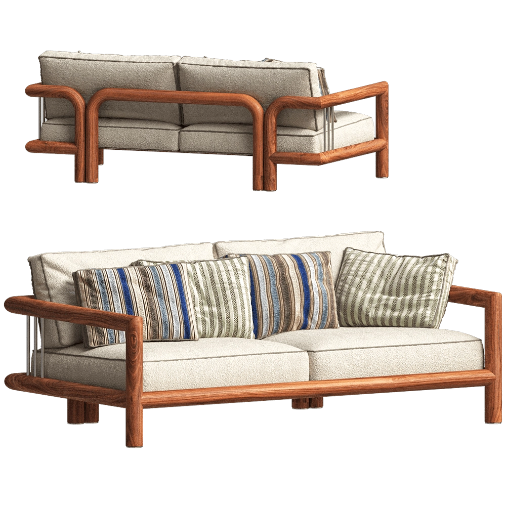 Paolo Castelli – Sofa Imane 3D Model