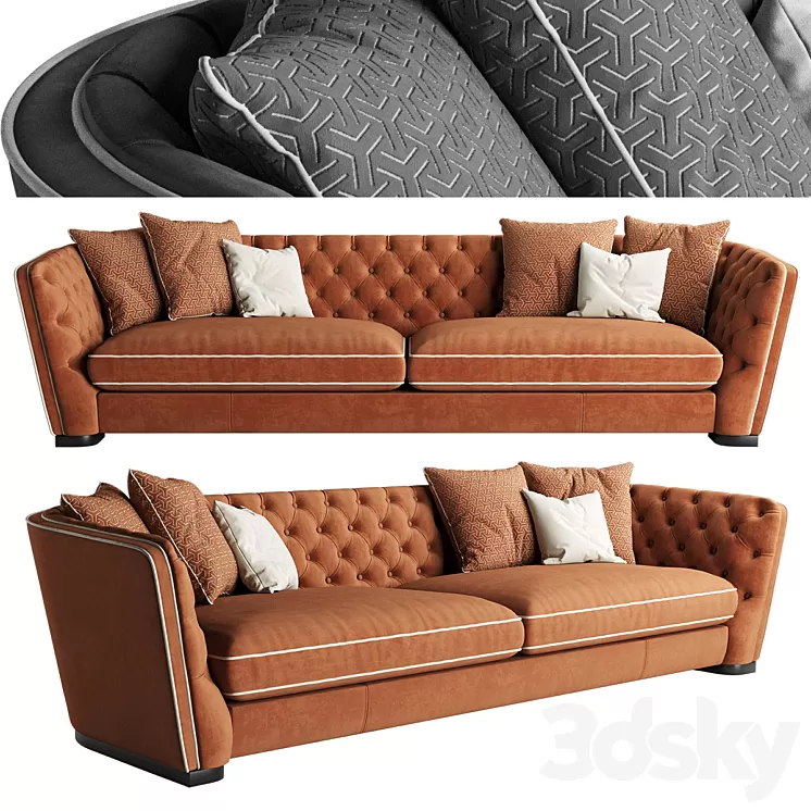 Paolo Sofa 3D Model