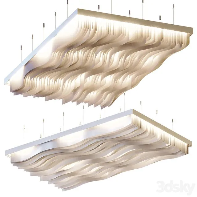 Paper Design Celing 3 3D Model Paper Design Celing 3 3D Model