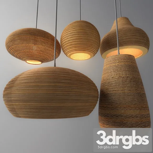 Paper Lighting Set 3D Model Download