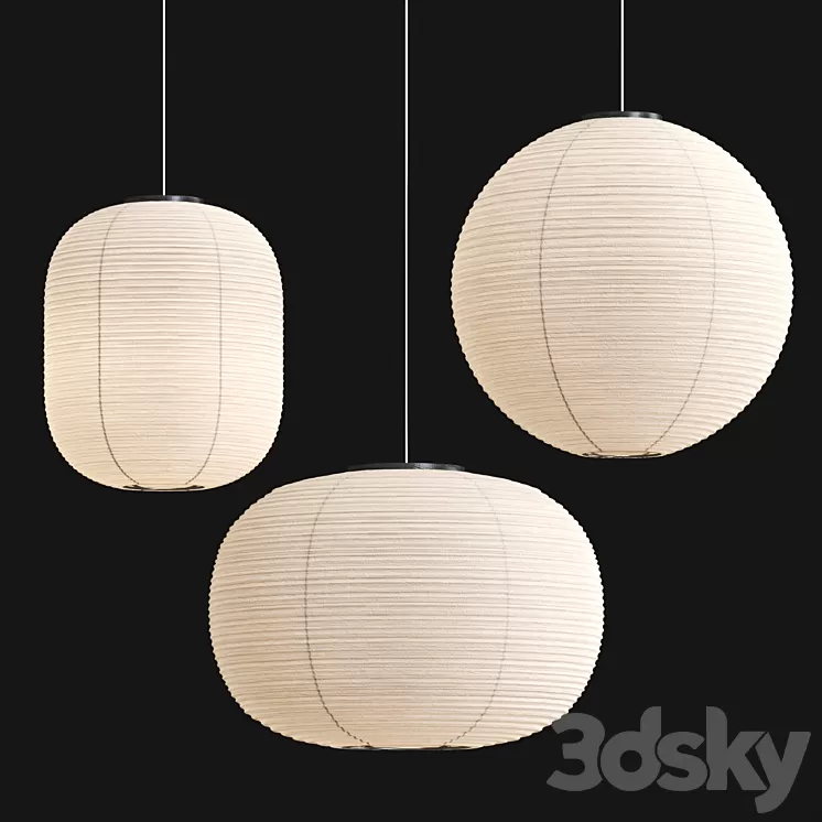 Paper Shade Collection by HAY 3D Model Free Download