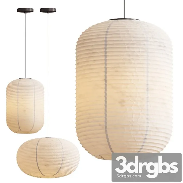 Paper Shade Pendants 3D Model Download