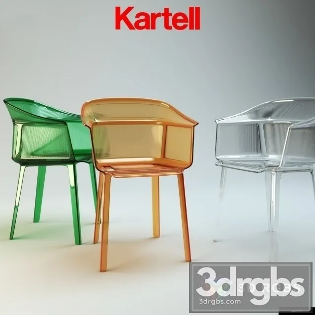 Papyrus Kartell Chair 3D Model Download Papyrus Kartell Chair 3D Model Download