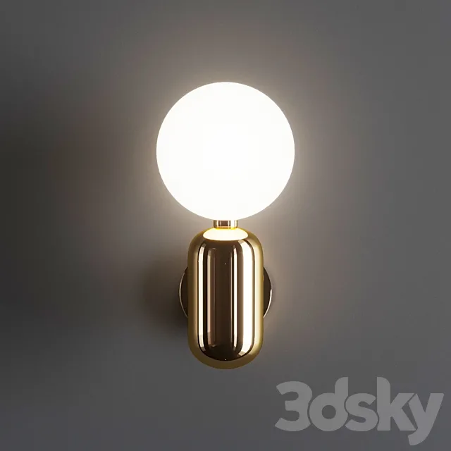Parachilna Aballs A Wall Lamp 3DModel