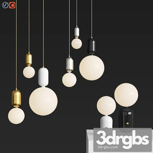 Parachilna aballs light set hayon studio 3D Model Download