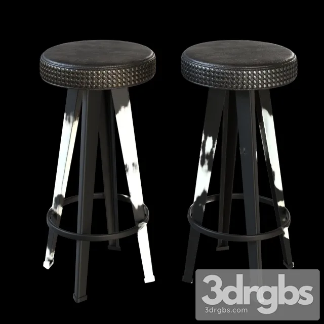 Parada Black Bar Stool 3D Model Download Parada Black Bar Stool 3D Model Download