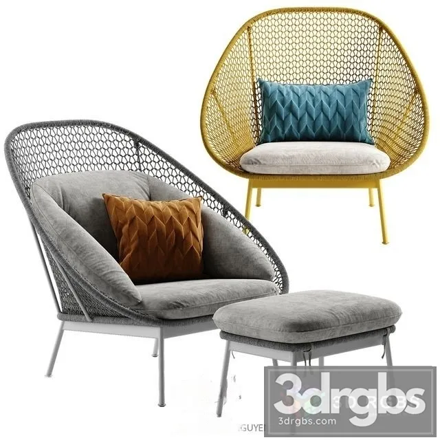 Paradise Armchair 3D Model Download