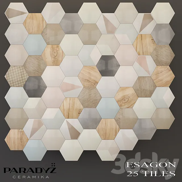 Paradyz Esagon 3DModel Paradyz Esagon 3DModel