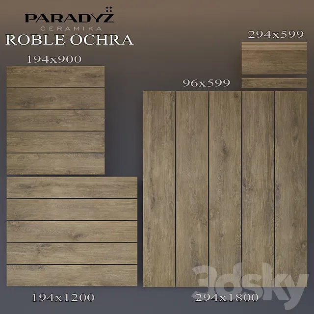 Paradyz Roble Ochra 3D Model Paradyz Roble Ochra 3D Model