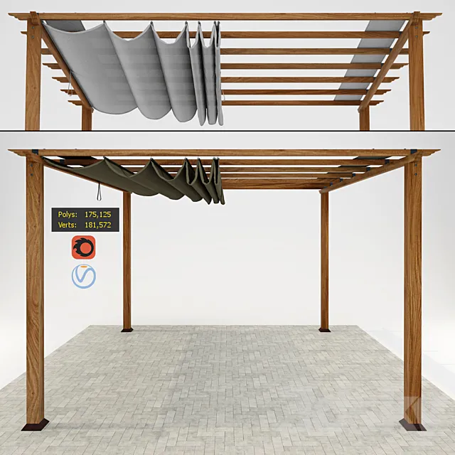 Paragon florence pergola 3DModel