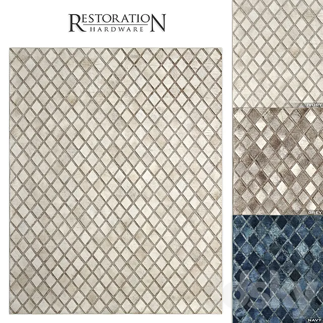 Paragon Hide Rug RH 3D Model Paragon Hide Rug RH 3D Model