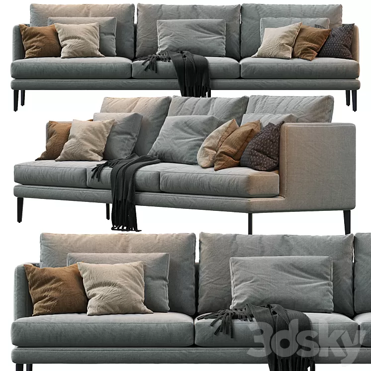 Paraiso Bonaldo Sofa 3D Model