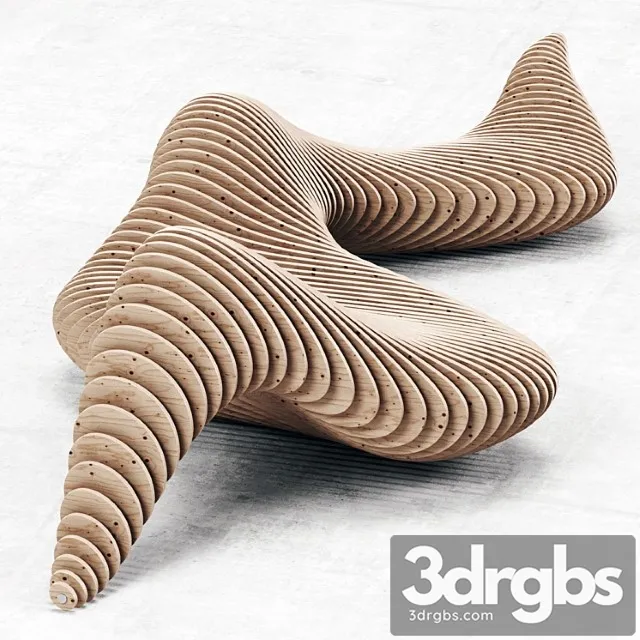 parametric bench_1 3D Model Download