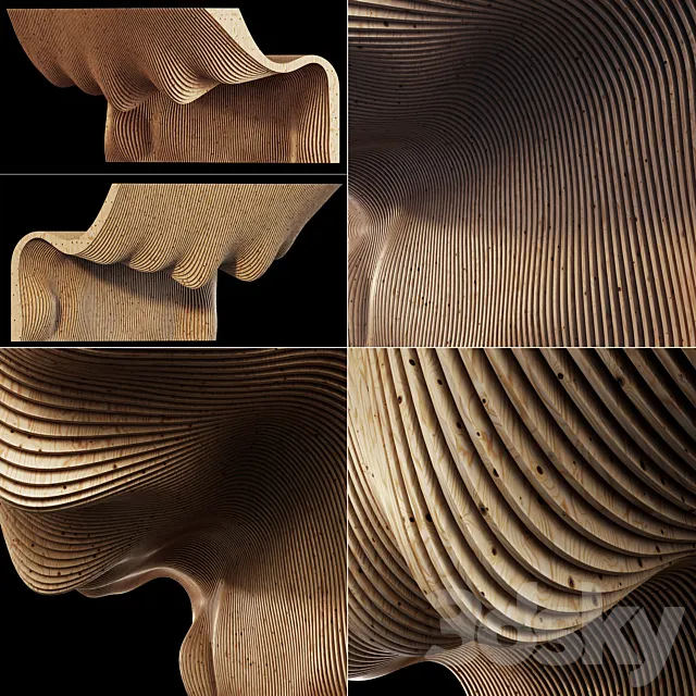 Parametric Big wall n1 part hall _ Parametric big wall for hall №1 3D Model Parametric Big wall n1 part hall _ Parametric big wall for hall №1 3D Model