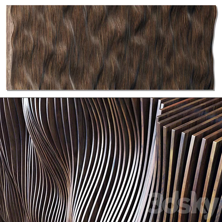 Parametric long panel hall n1 / Parametric long panel for hall 1 3D Model Parametric long panel hall n1 / Parametric long panel for hall 1 3D Model