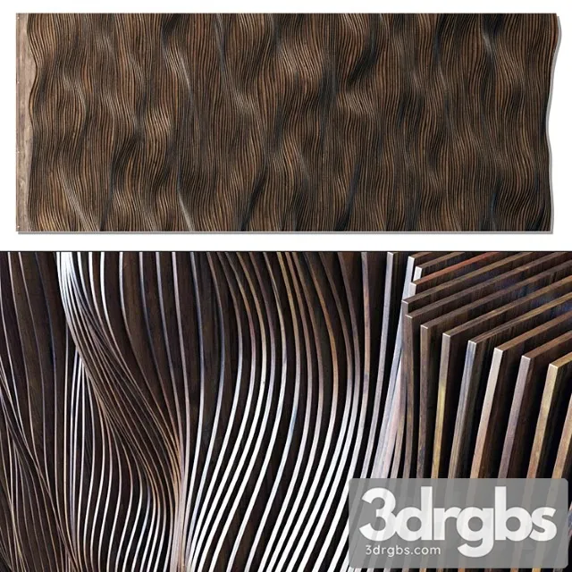 Parametric Long Panel Hall N1 Parametricheskaia Dlinnaia Panel Dlia Zala 1 3D Model Download