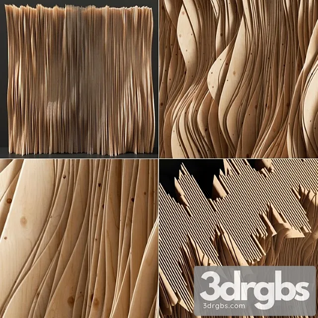 Parametric Plywood Panel Decor Parametricheskii Dekor Iz Fanery 3D Model Download