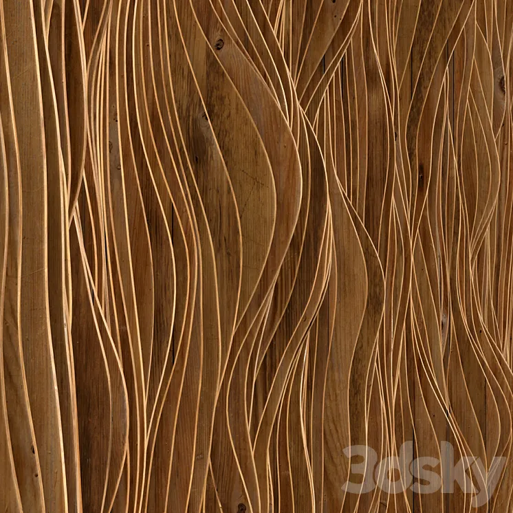 Parametric rail panel n5 3D Model Free Download