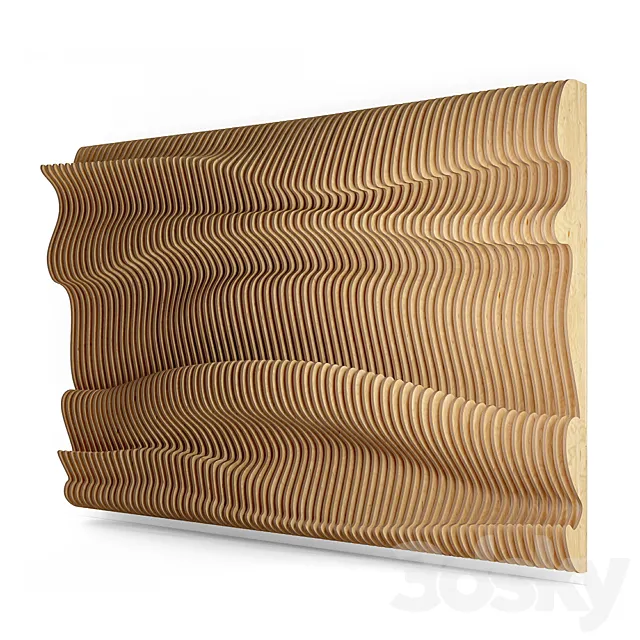 parametric wall 03 3D Model parametric wall 03 3D Model