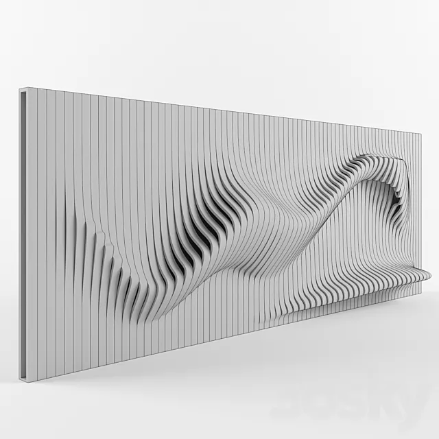 Parametric Wall 3D Model Parametric Wall 3D Model