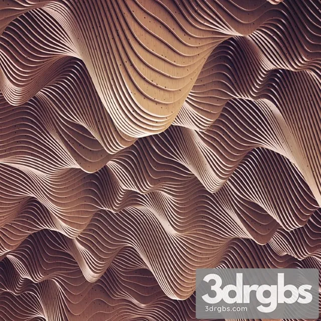 Parametric wood decor 3D Model Download