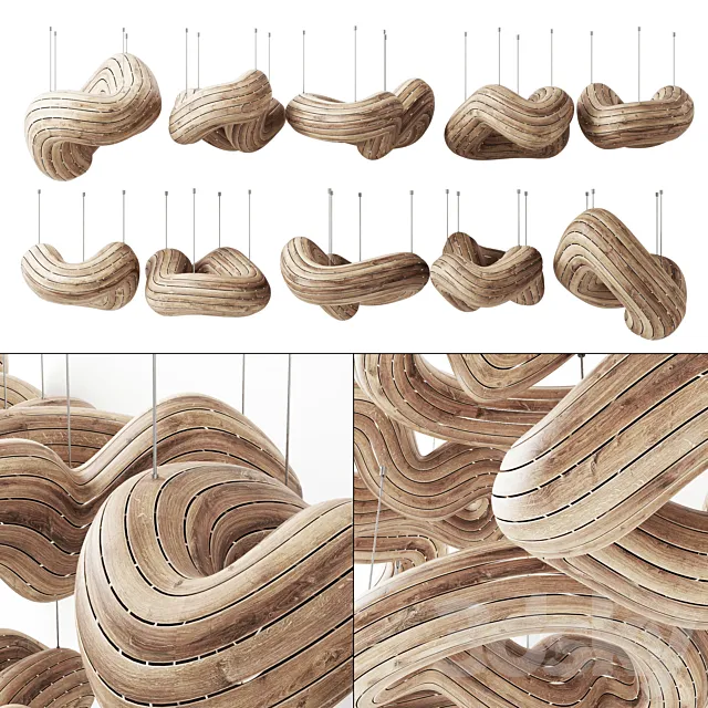 Parametric wood form templet 3DModel