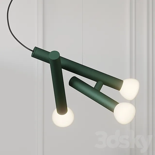 PARC 04 Pendant lamp from Lambert & Fils 3D Model PARC 04 Pendant lamp from Lambert & Fils 3D Model