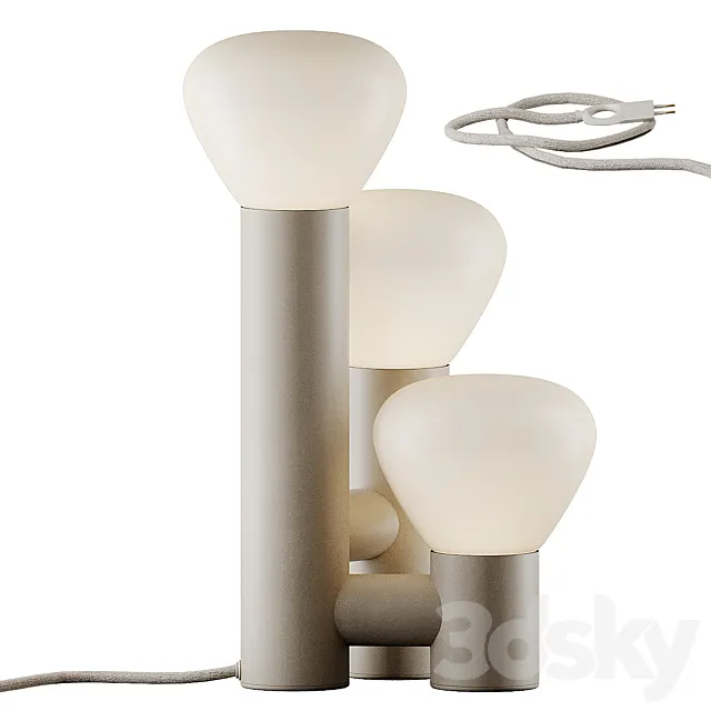 PARC 06 table lamp by Lambert & Fils 3D Model PARC 06 table lamp by Lambert & Fils 3D Model