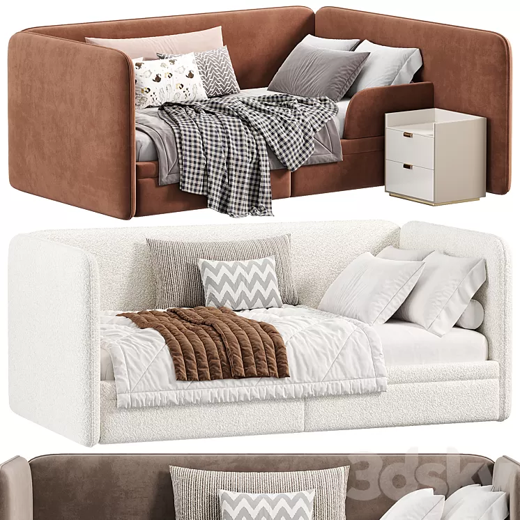 Parfe Bedroom kids Bed N3 3D Model Free Download Parfe Bedroom kids Bed N3 3D Model Free Download