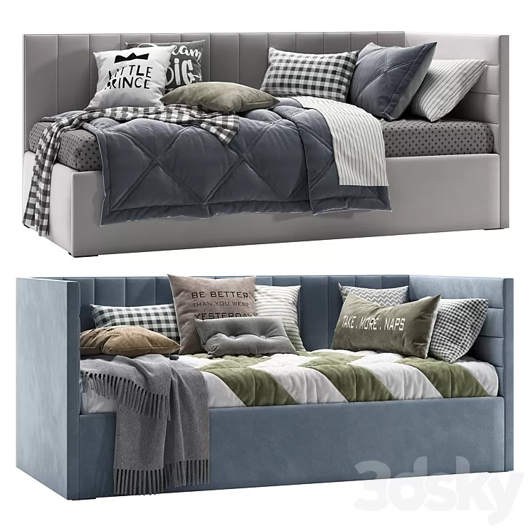 Parfe daybed and corner bed 3D Model Free Download Parfe daybed and corner bed 3D Model Free Download
