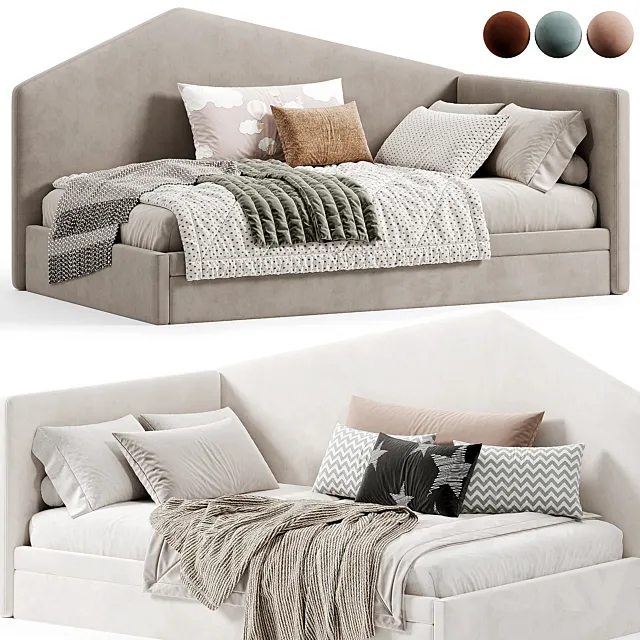 Parfe Kids Bed 3D Model Parfe Kids Bed 3D Model