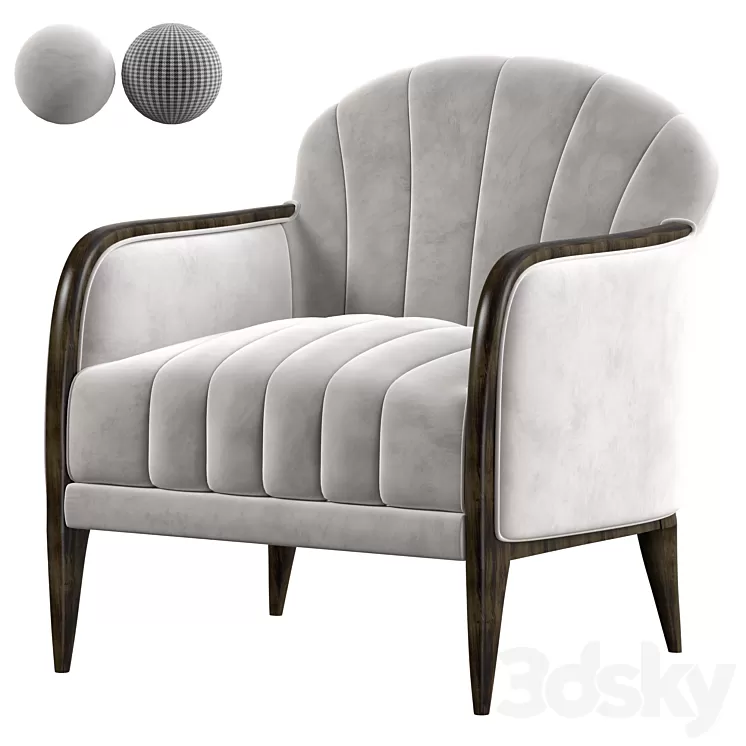 PARIGI Armchair 3D Model PARIGI Armchair 3D Model