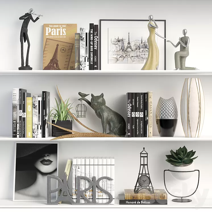 Paris_decor 3D Model