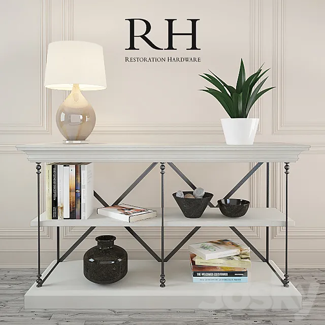 PARISIAN CORNICE 61390042 WHT 3D Model PARISIAN CORNICE 61390042 WHT 3D Model