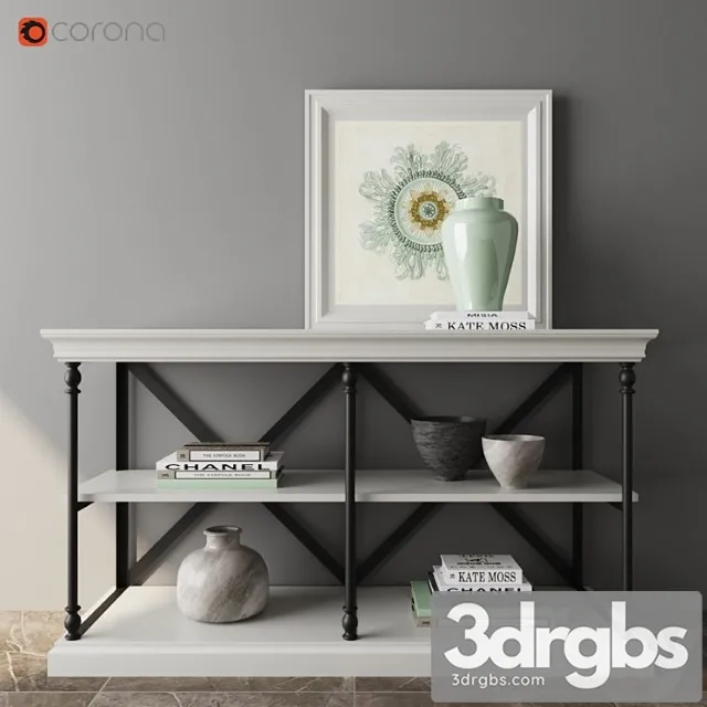 Parisian Cornice Konsol 3D Model Download