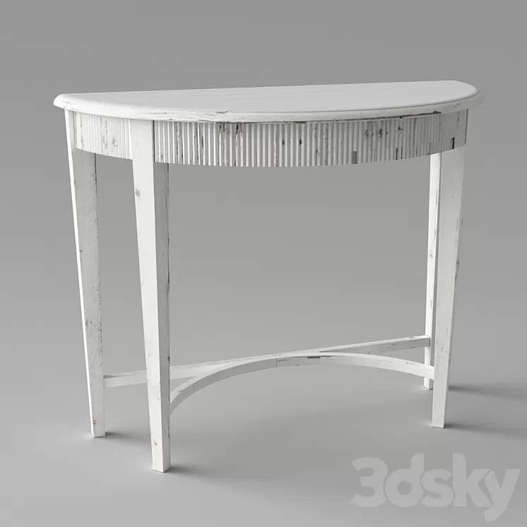 Parisio Demilune Console Table by Uttermost 3D Model
