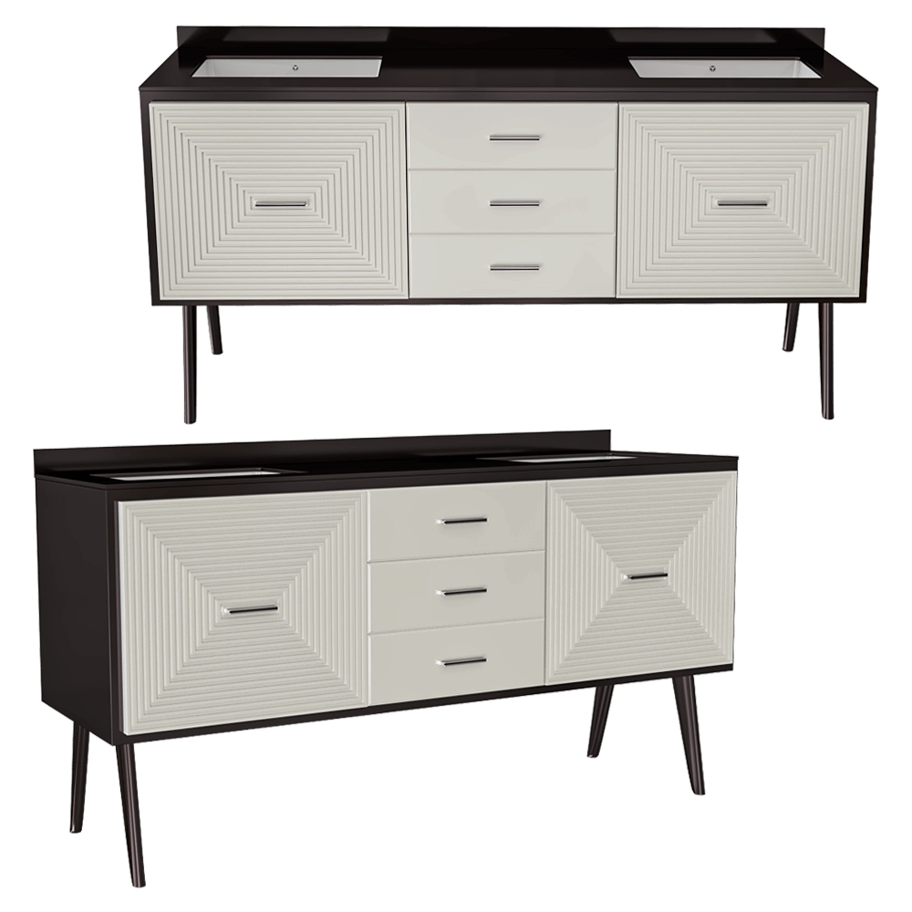 Park Avenue – Vanity unit Maze 3S 3D Model Park Avenue – Vanity unit Maze 3S 3D Model