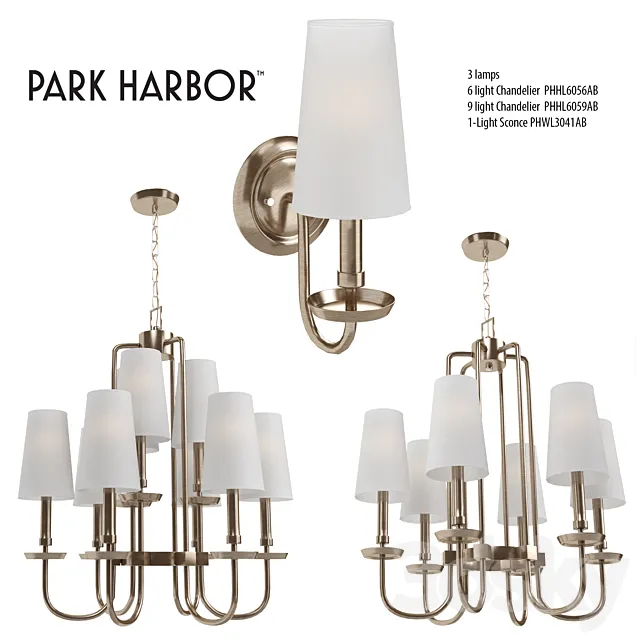 PARK HARBOR LIGHTING 3DModel PARK HARBOR LIGHTING 3DModel