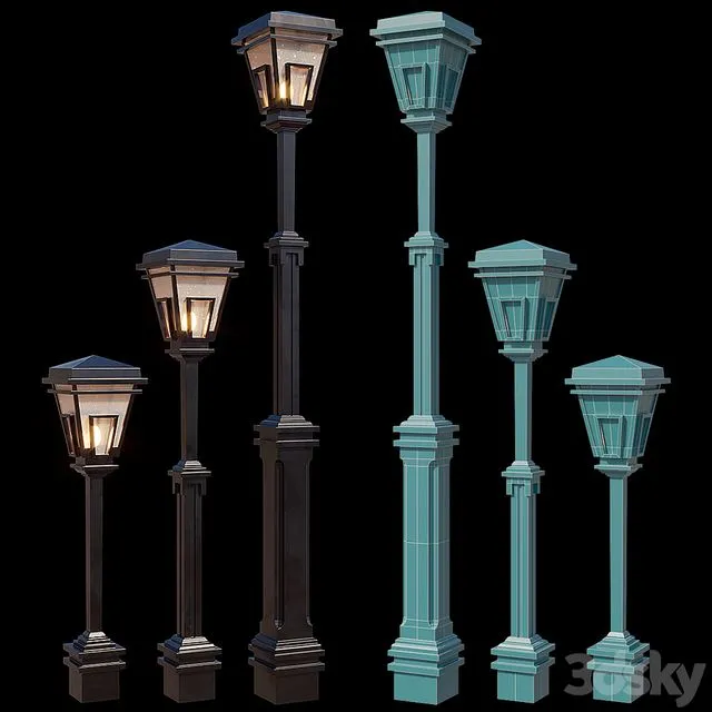 Park lantern 3D Model