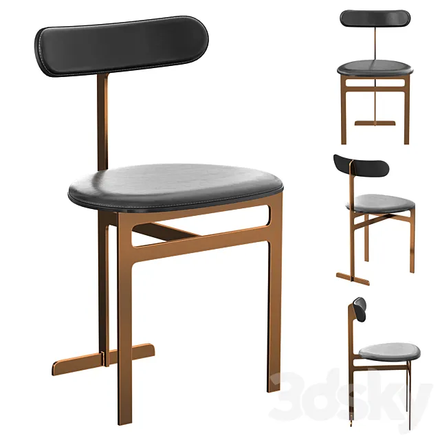 PARK PLACE DINING CHAIR 3D Model PARK PLACE DINING CHAIR 3D Model