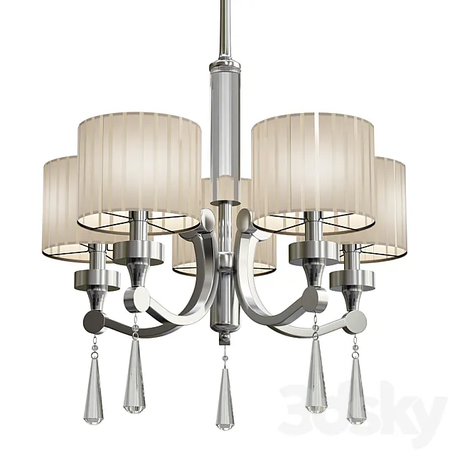 Parker_Point_Chandelier_By_Kichler 3D Model