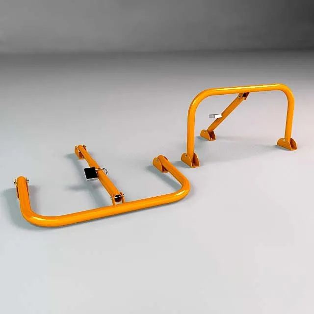 Parking barrier 3D Model Parking barrier 3D Model